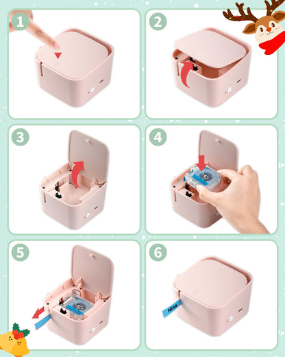 Goknu Ruban de transfert thermique de rechange pour Brother P Touch M Tape MK221 MK231, M960, compatible avec les imprimantes d'étiquettes Brother PT-M95 PTM95 PT-70BM PT-65 PT-90 PT-80 PT-85, 12 mm x